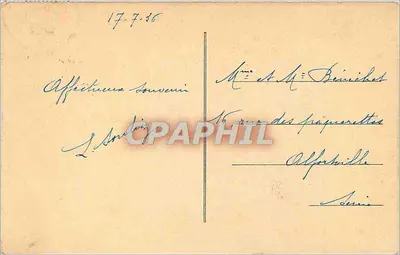 Vichy — A Fonte do Parque — Editor não identificado, número de série não visível — Verso