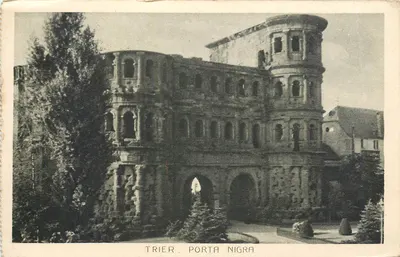 Trier. Porta Nigra — vista histórica — Richarz, N° 150