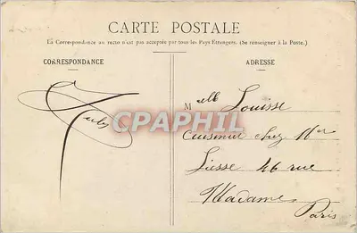 Trasa z Moutiers do Aime — Saut de la Pucelle — Notre Dame de Bz, wydawca Publique Française, nr 475 — Rewers