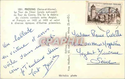 Wieża Cezara — Provins (Seine-et-Marne) — Yves Hodbert — Rewers