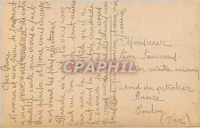 Winterlandschap — Goed jaar — Uitgever S.D. n° 107 — Achterkant