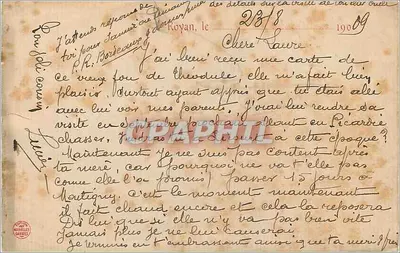 Przybycie statku rybackiego — Royan — wydawca nieznany — Rewers