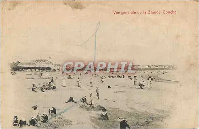 A Praia de Foncillon com Maré Alta — vista da Grande Conche — — Verso