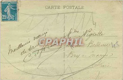 Falaise Fresné przy świetle księżyca — Arromanches-les-Bains — n°10 — Rewers