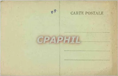 Bilhete postal antigo Saint Thegonnec finistere detalhe do calvário 1610 — Verso