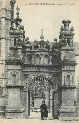 St-Thégonnec (Finistère) — O Arco do Triunfo — editor não identificado, n° de série 9