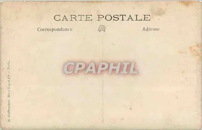 Vrouwelijk portret — cirkelvormige foto — B. Guillermond, Parijs — Achterkant