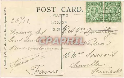 LONDRES — Os Escritórios de Guerra e Assuntos Estrangeiros — LL. — N° 150 — Verso