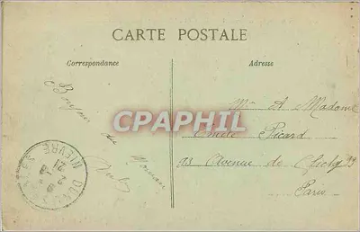La Pierre-qui-Vire — Il Monastero e i Dormitori — A. Duciel, editore, Saône — Verso