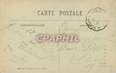 Isle-Adam — A Praia — Imp. Fotográfica 'L'Abeille', Asnières-Paris — Verso
