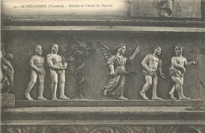 St-Thégonnec (Finistère) — Rétablo de l'Autel do Rosário — Editor: J.P. Merdix, n°30