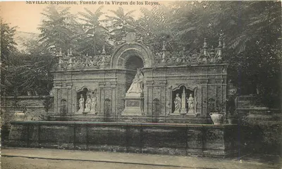 Sevilha: Exposição, Fuente de la Virgen de los Reyes.