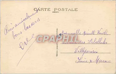 Châtelaillyon-Plage — Falaise des Boucholeurs — Wydawnictwo Jacquelion, nr 4513 — Rewers