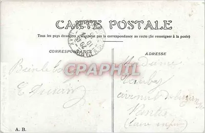 París — Iglesia de la Trinidad — Editor no identificado — Reverso
