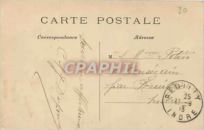 PARIS — Bois de Vincennes — As margens do lago — editor anônimo, n° 1130 — Verso