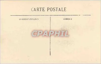 Parijs — Kasernen van het Château d'Eau en de Statuïne van de Republiek. — Achterkant