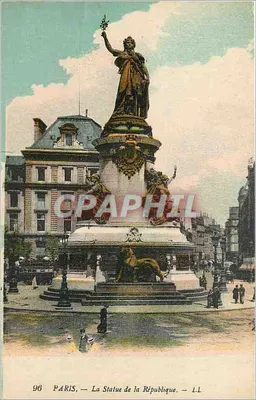 Paris — La Statue de la République — LL. — 96