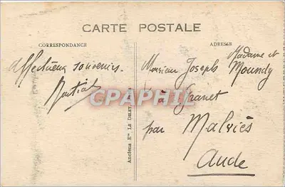 Praça da República — estátua da República por Morice, altura 21m, erguida em 1883 — Paris, n° 4057 — Verso