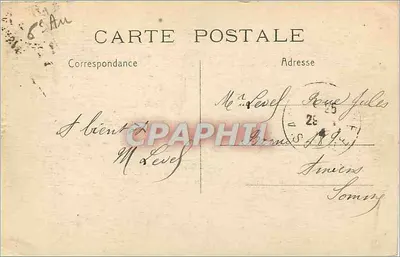 Paryż - Rue Soufflot i Panthéon — Jules Seiberger, Paryż — Rewers
