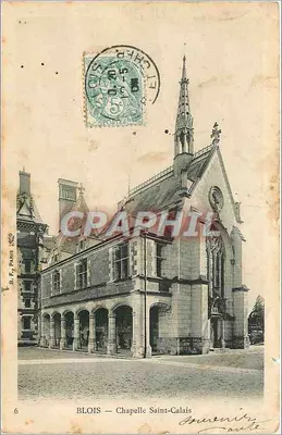 Blois — Capela de São Calais — Editor Bi. F. Paris, n°6