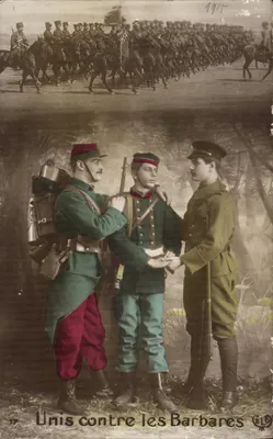 Unidos contra os Bárbaros — 1917 — E. Le Deloy, imp.-édit., 127, Boulevard de Sébastopol