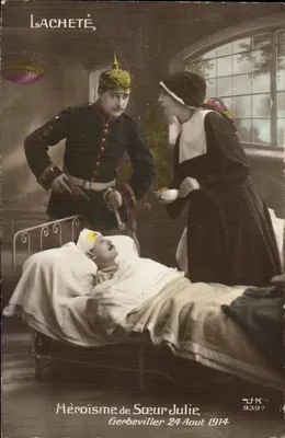 Héroismo da Irmã Julie — Gerbeviller 24 de Agosto de 1914 — Lacheté, n° 9397