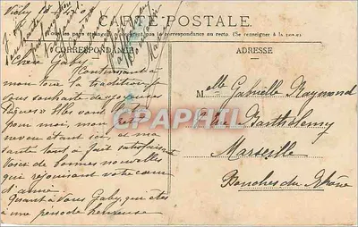 Clermont-Ferrand — Plac Katedry — L'hirondelle - Paris, n°408 — Rewers