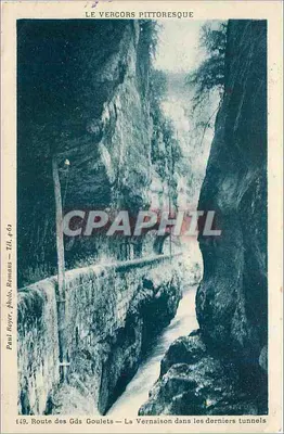 Os Grandes Goulets — A Vernaison nos últimos túneis — Paul Beyer, Foto. Romains — Tél. 4.63