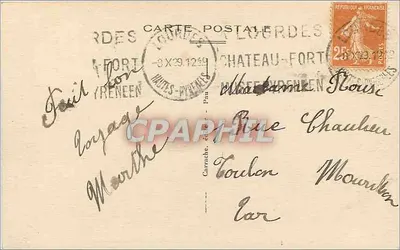 Lourdes — Bazylika i Grand-Jer — C.C. 75 — Rewers