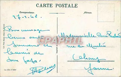 CANNES. Plaża. Kąpiele morskie. — 626 — Najpiękniejsze miejsca Francji — Rewers