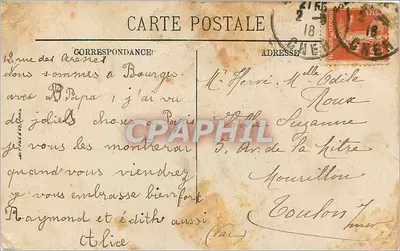 Bourges — Cour do Palácio Jacques-Cœur — LL. n°50 — Verso