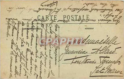 Montigny-sur-Loing — O Pont — L. Coffin, fotógrafo-editor, Moret — Verso