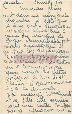 Lourdes — Widok z góry na bazylikę — Hautes-Pyrénées, nr 815 — Rewers