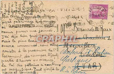 Lourdes — Sanctuary of the Virgin — publisher Doucet — Back
