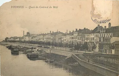 Tournus — Quais do Centro e do Meio-Dia — editor Binhand, n° 3588