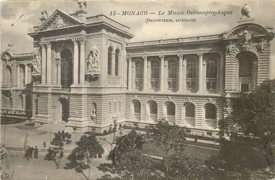 Mônaco — O Museu Oceanoográfico — (Delforterid, arquiteto)