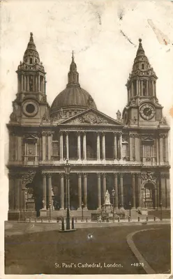 Catedral de São Paulo, Londres — vista frontal — editor 'Philips' n°4875