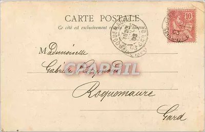 Katedra w Rouen — widok panoramiczny — B. F., Paryż — Rewers