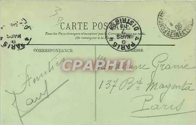 Fontainebleau — A Floresta. — As Gorges d’Apremont — LL. — 215 — Verso