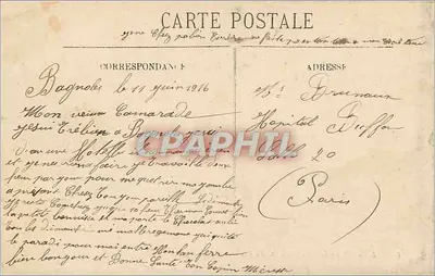 Bagnoles-de-l'Orne — O Lago e o Grande Hotel — LL. — n° 412 — Verso