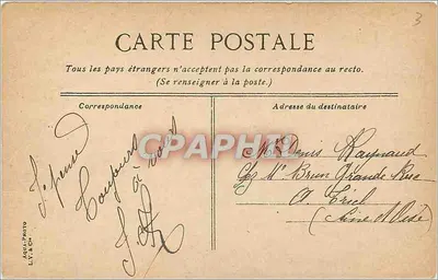 PARIS - Bois de Boulogne, La Cascade — editor L.V. & Cu — Reverso