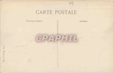 Parigi – Cascata del Bois de Boulogne — n° 4150 — Verso