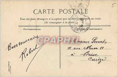 Bois de Boulogne - Atrás do Moulin de Longchamp — editor L.V. & Cie, n°19 — Verso