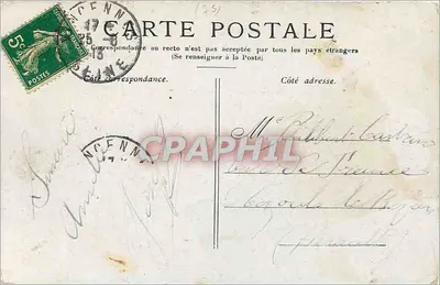 PARIS — Jardim do Luxembourg — Editor não identificado, número de série não visível — Verso