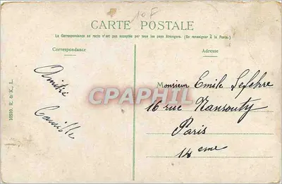 Paris — Palácio de Justiça com relógio de Germain Pilon — editor não visível — Verso