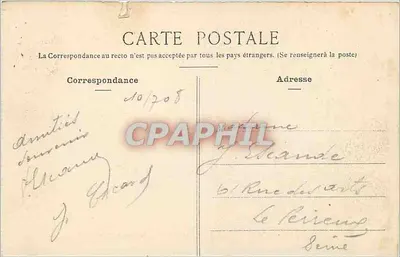 Forêt de Compiègne — Stary Młyn — Plac Gare — Decelle, Compiègne — 0228 — Rewers