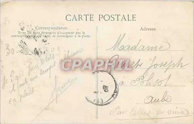 Orléans - Estátua de Joana d'Arc, por Foyatier — editor Loddé, n° 13ba — Verso
