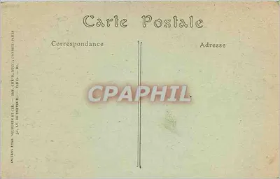 La Ferté-Loupière — Kościół — Malowidła murale (XVe wiek), « Taniec Móch » — Camille Boup, wyd. N°3 — Rewers