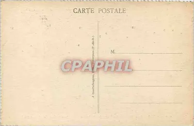 Le Ruine del Tempio di Mercurio e la Catena dei Puy Sud con il Massiccio dei Monti Dore — G.D'O. - 559 — J. Gouttefanges, Editore (P.-de-D.) — Verso