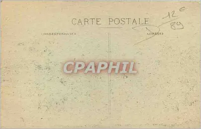 Argenteuil (Yonne) — O Castelo, um canto do parque — Edição Bourreceller, Tabar-a-Arge — Verso